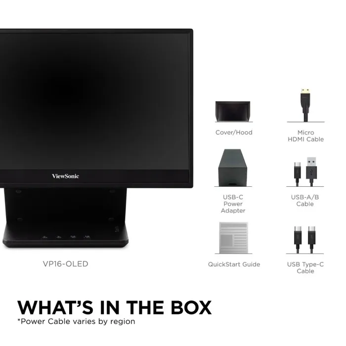 ViewSonic 15.6" VP16-OLED Thin Portable Monitor - Image 3